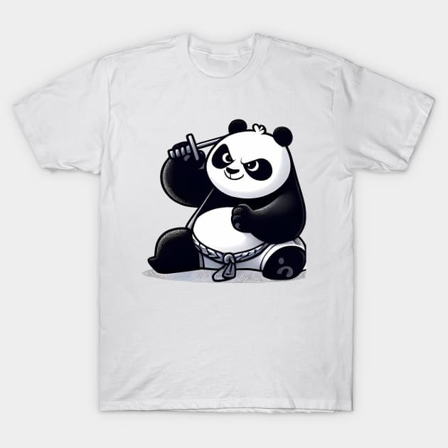 Kung Fu Panda T-shirt T-Shirt by Pastew Stdio